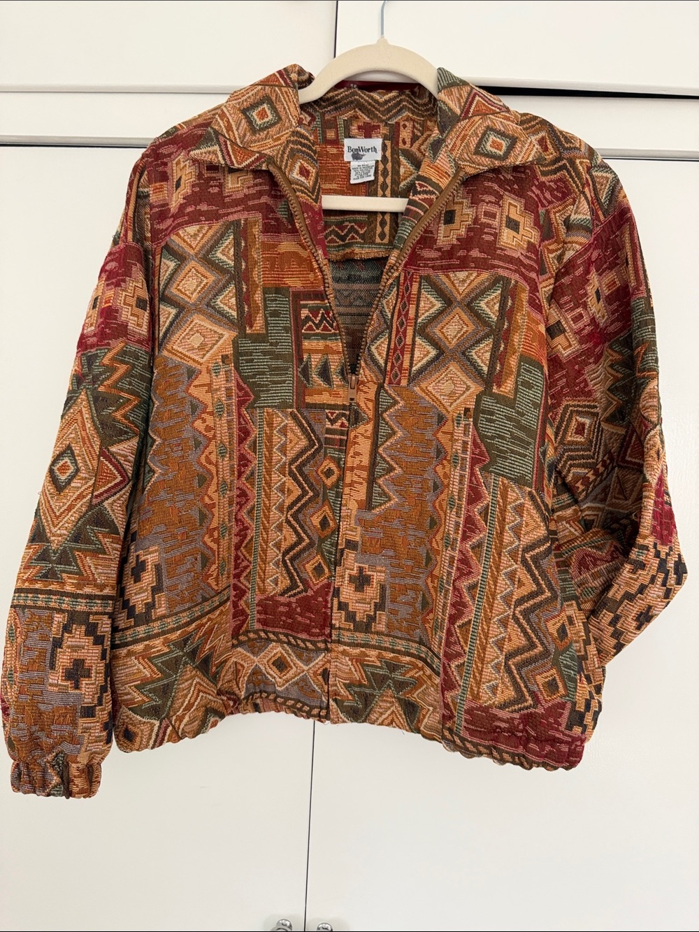 BonWorth embroidered fabric jacket